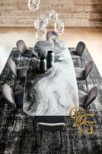 Стол обеденный Stratos Crystalart