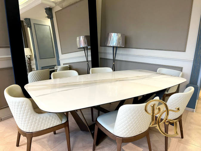 Стол обеденный Skorpio Keramik Glossy