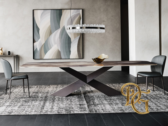 Стол обеденный Tyron Crystalart