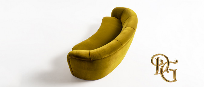 Диван Dave Yellow