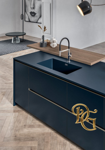 Кухня Myglass Blue