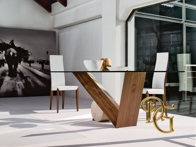 Стол обеденный Valentino Transparent