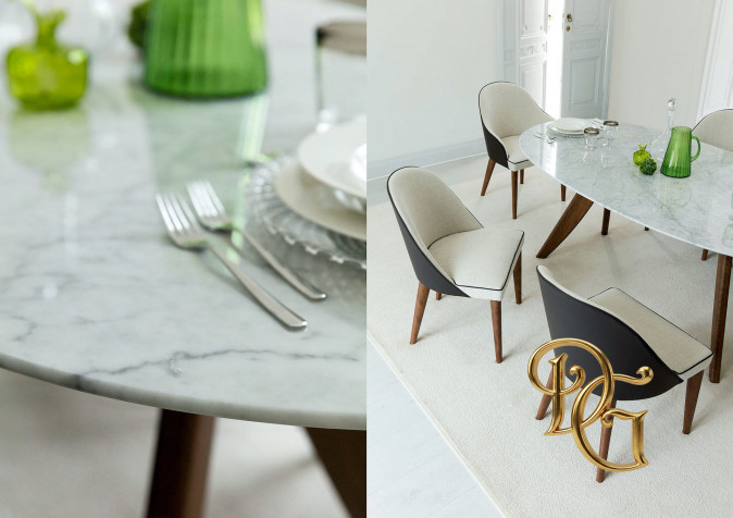 Стол обеденный Ring Marble