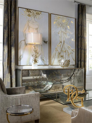 Столик журнальный Antique/Polished