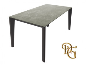 Стол обеденный Diamante Grafite Cemento 160