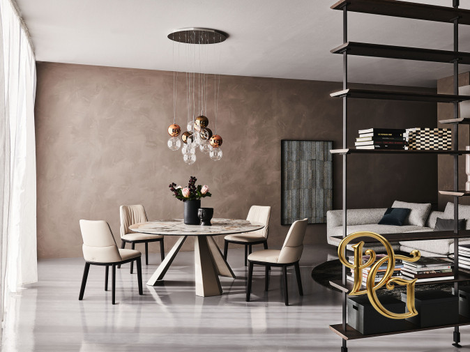 Стол обеденный Eliot Keramik Round