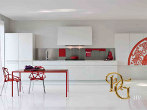 Кухня Playground Laccato One Side Bianco