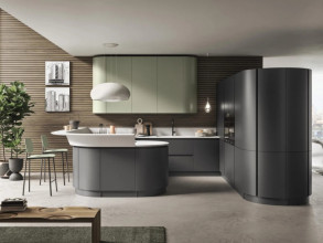 Кухня Sistema Laccato Curvo