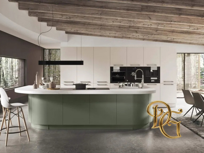 Кухня Sistema Laccato Curvo