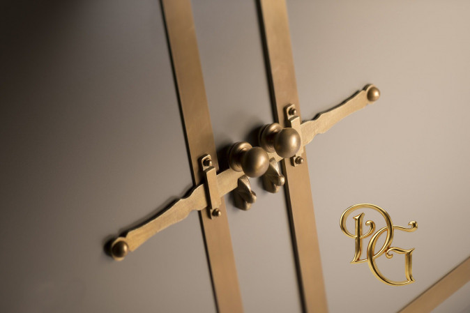 Кухня Beige Grey Brass