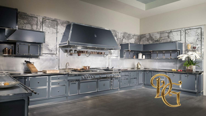 Кухня Steel Blue Grey