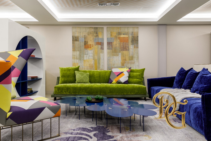 Столик журнальный Eggs Blue