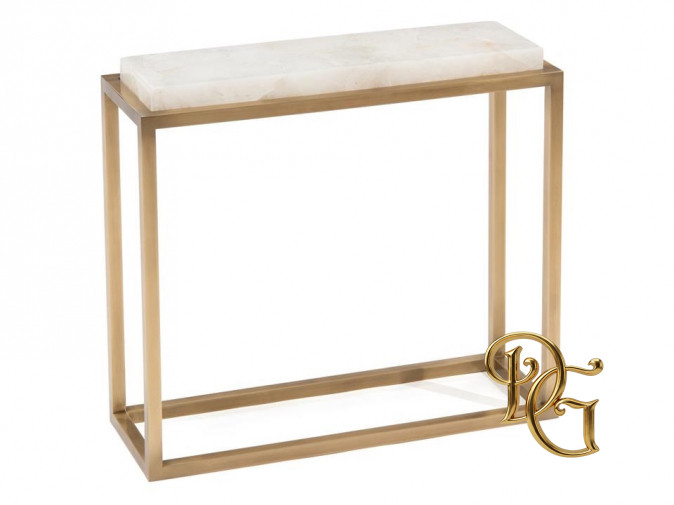 Столик журнальный Calcite And Antique Brass 0113