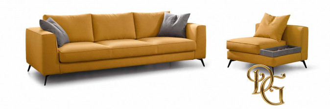 Диван City Yellow