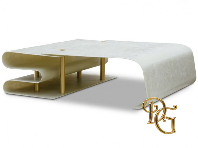 Столик журнальный Dune White