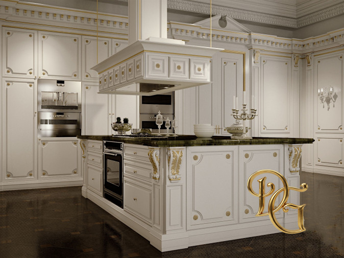 Кухня Romantica Ivory and gold