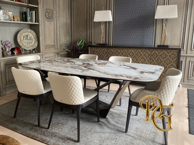 Стол обеденный Skorpio Keramik Breccia