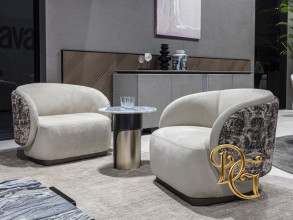 Столик журнальный Harper 60 Calcite Azul