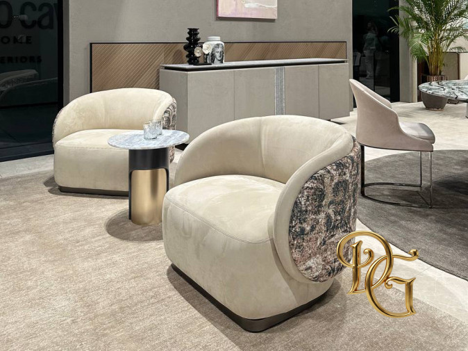 Столик журнальный Harper 60 Calcite Azul