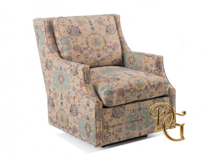 Кресло Wingback Scoop-Arm