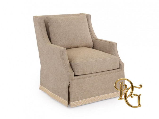 Кресло Wingback Scoop-Arm