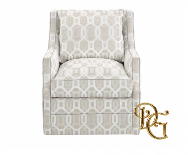 Кресло Wingback Scoop-Arm